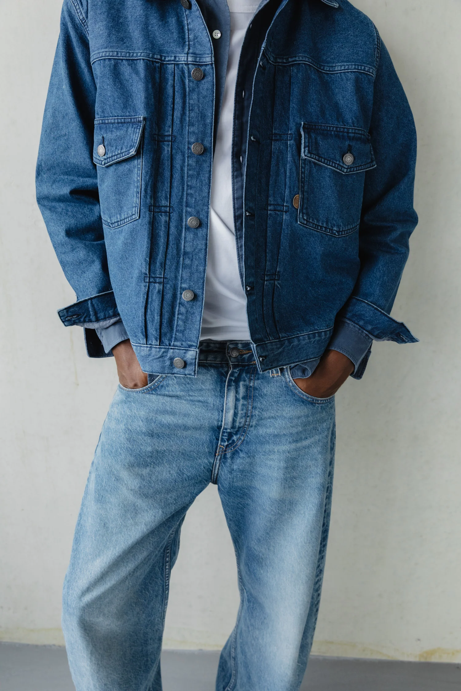 Benny Denim Jacket - Medium Stone - Image 5