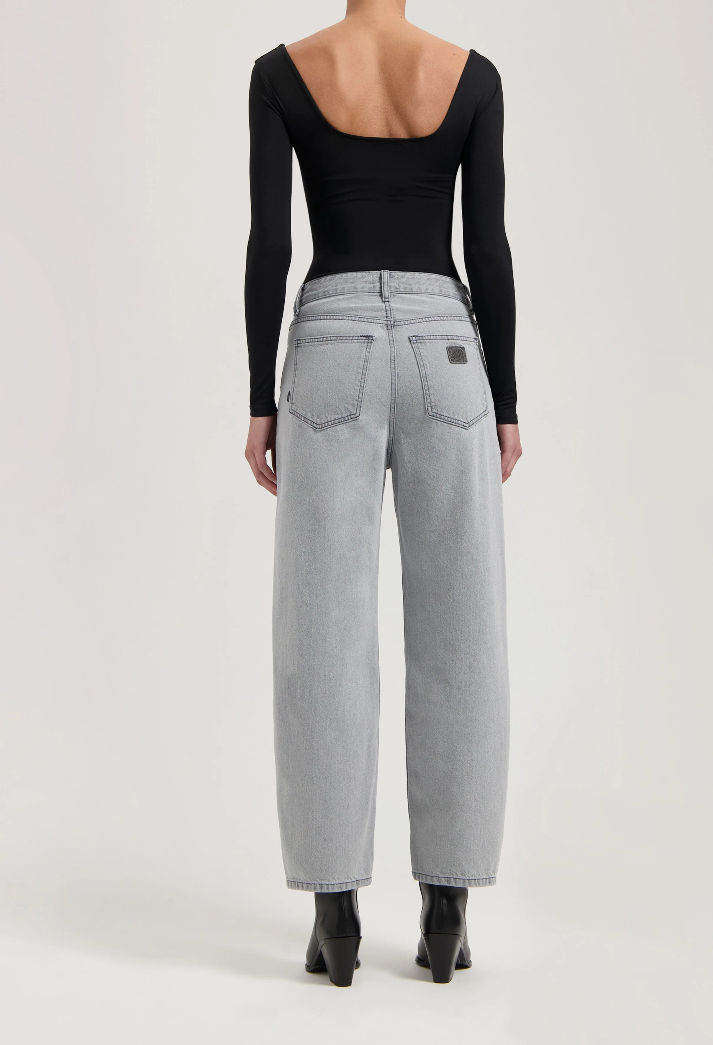 Brooke High Barrel - Light Grey - Image 3