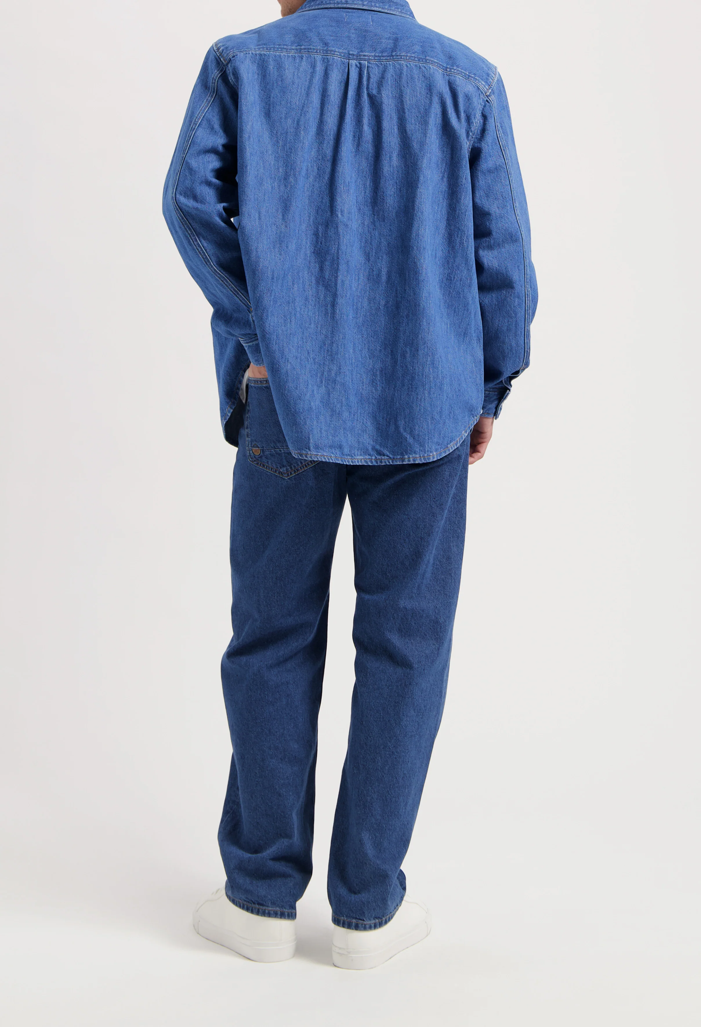 Chris Denim Shirt - Medium Stone - Image 6