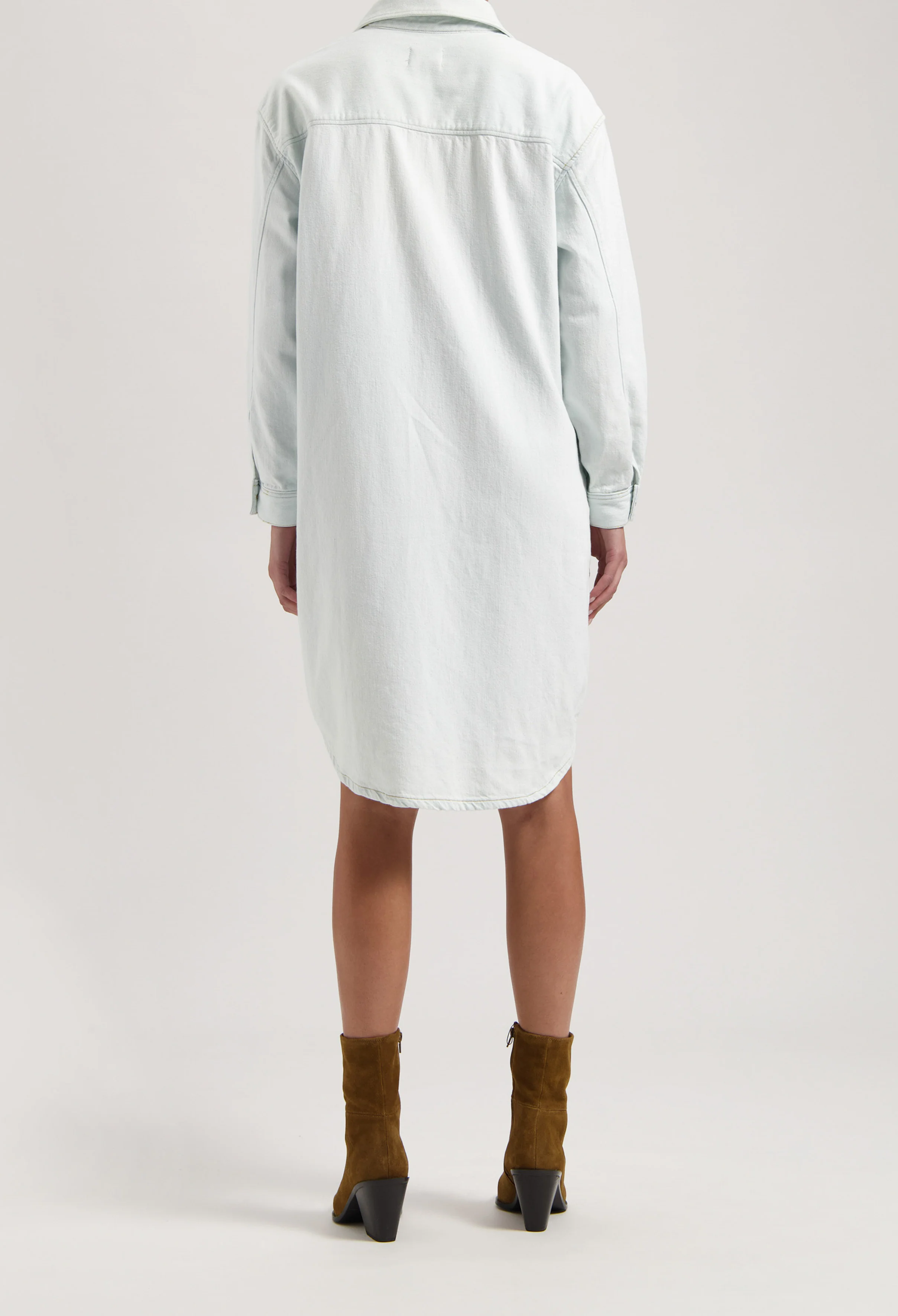 Ella Denim Dress - Sun Stone - Image 3