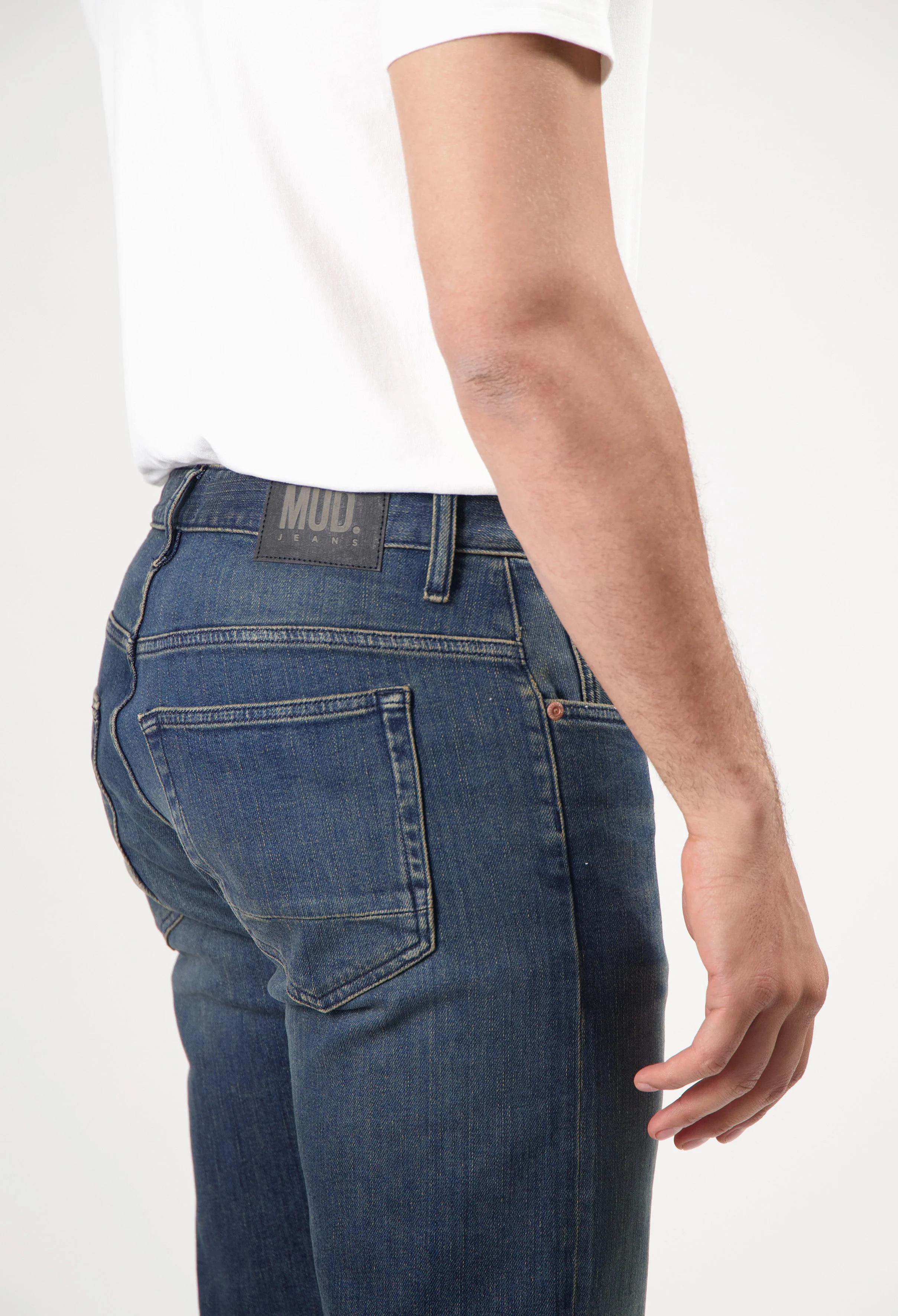 Hank Mid Tapered Selvedge - Earth Blue - Image 6
