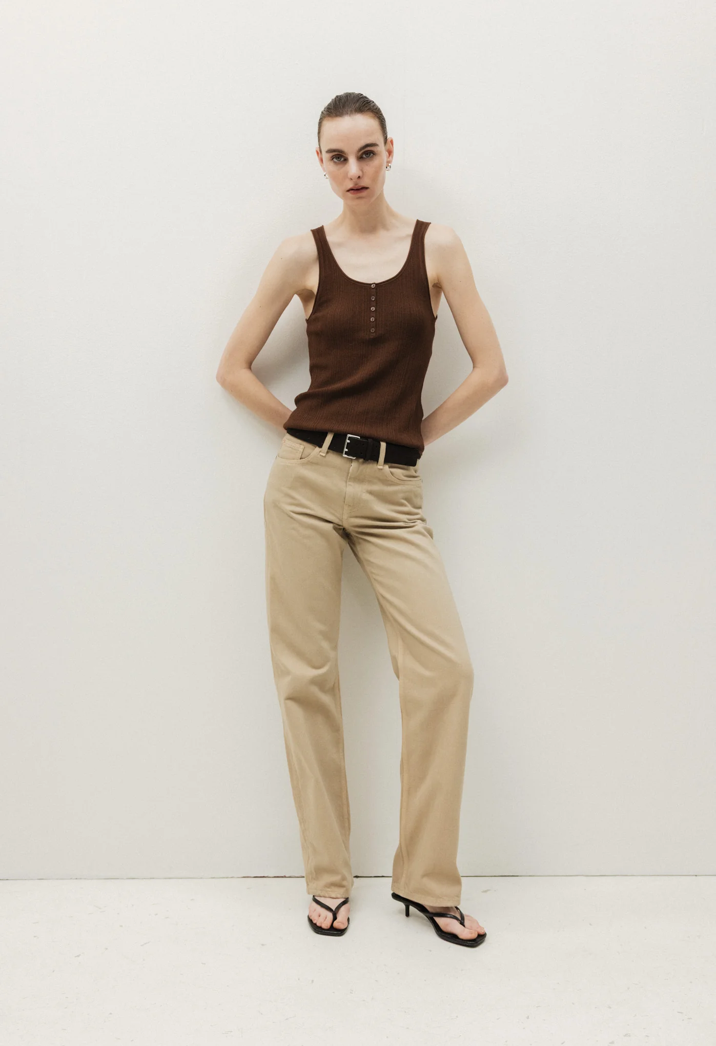 Jamie Mid Loose Flow - Sand - Image 7