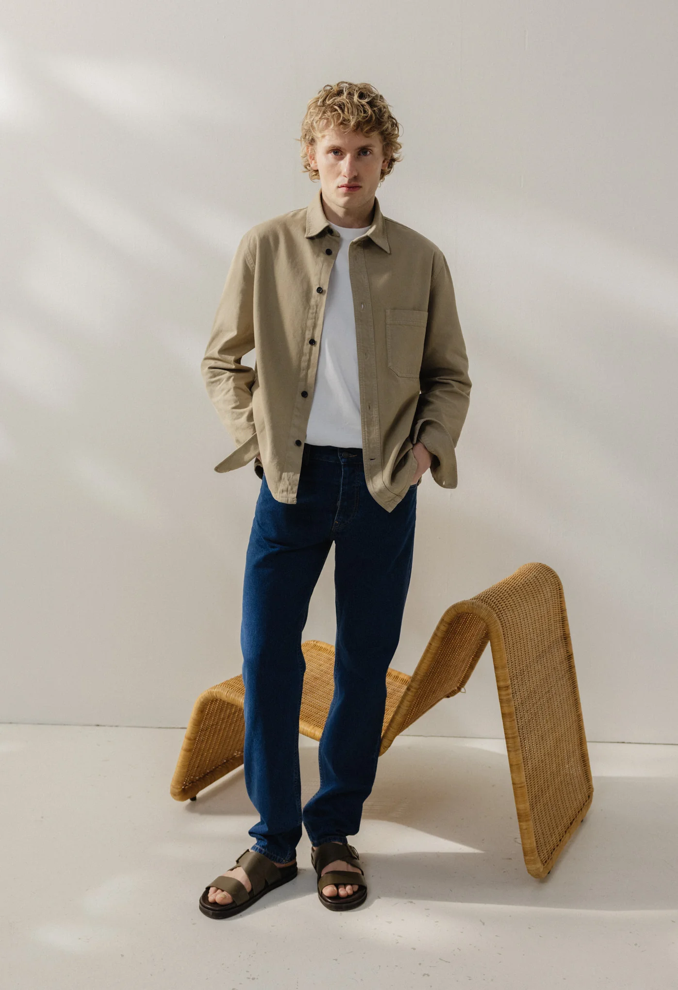 John Mid Straight - Stone Indigo - Image 10