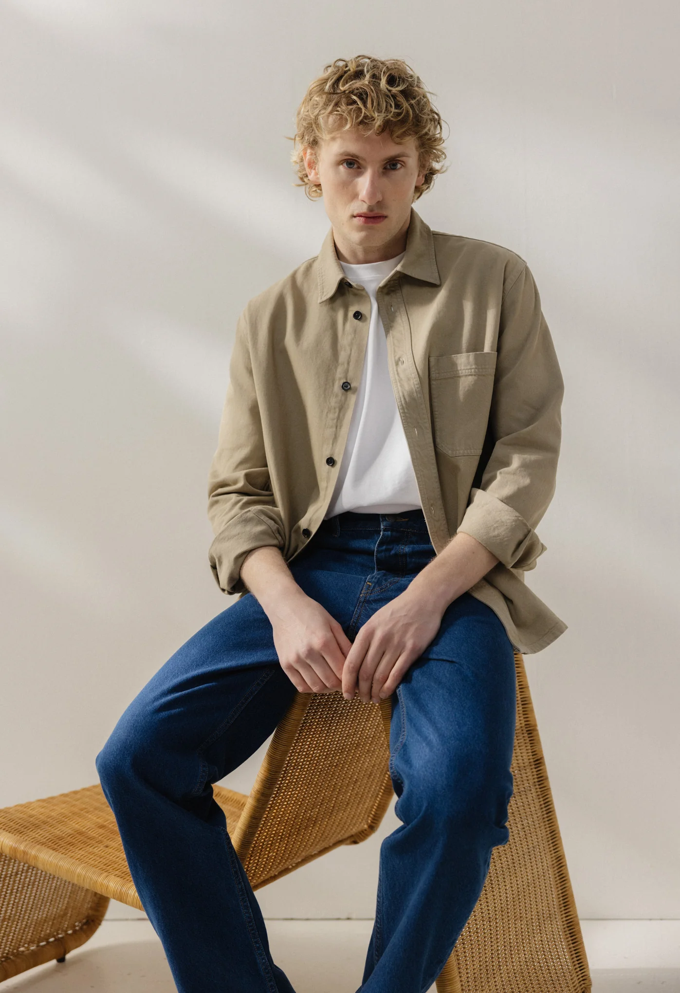 John Mid Straight - Stone Indigo - Image 11