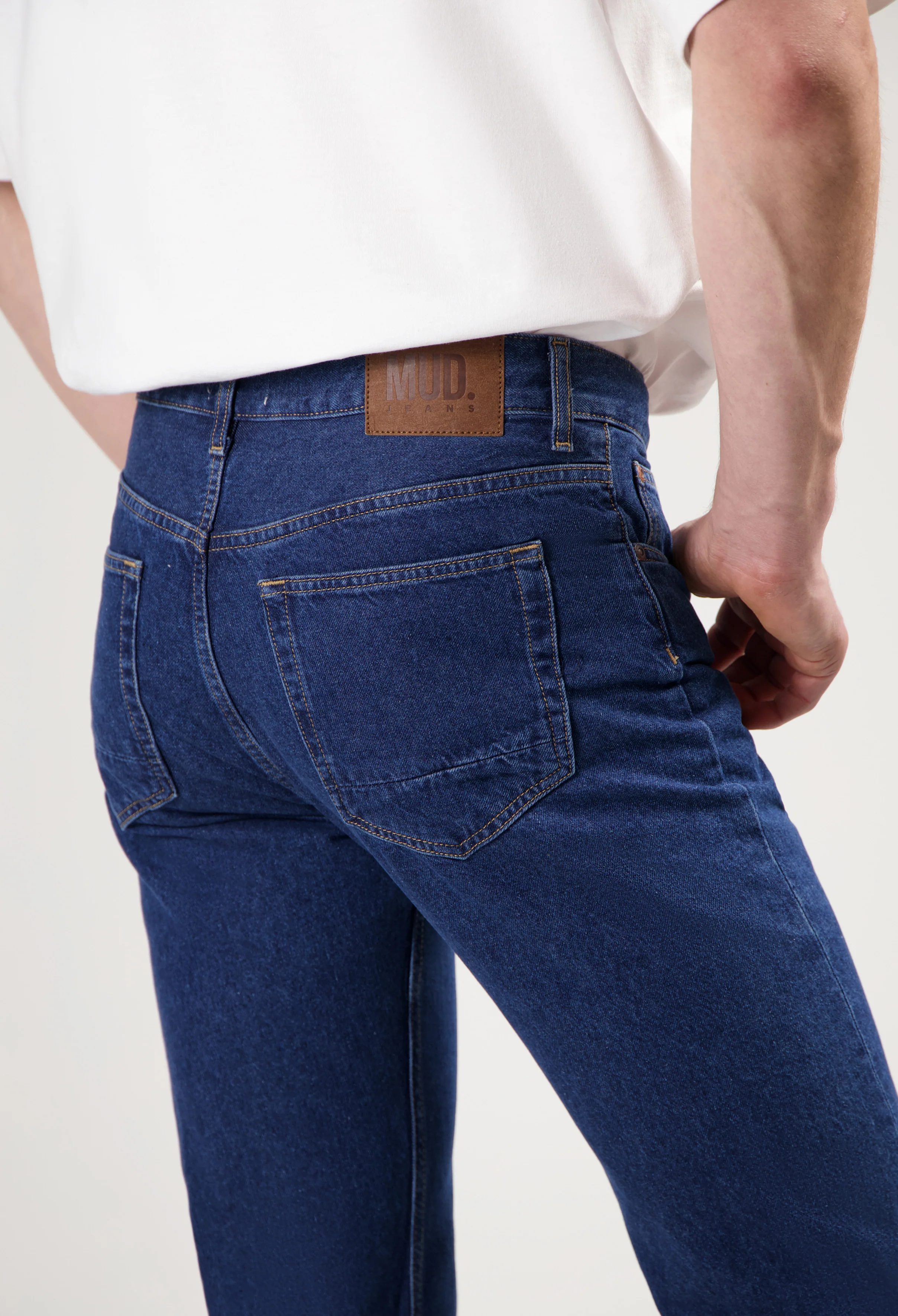 John Mid Straight - Stone Indigo - Image 7