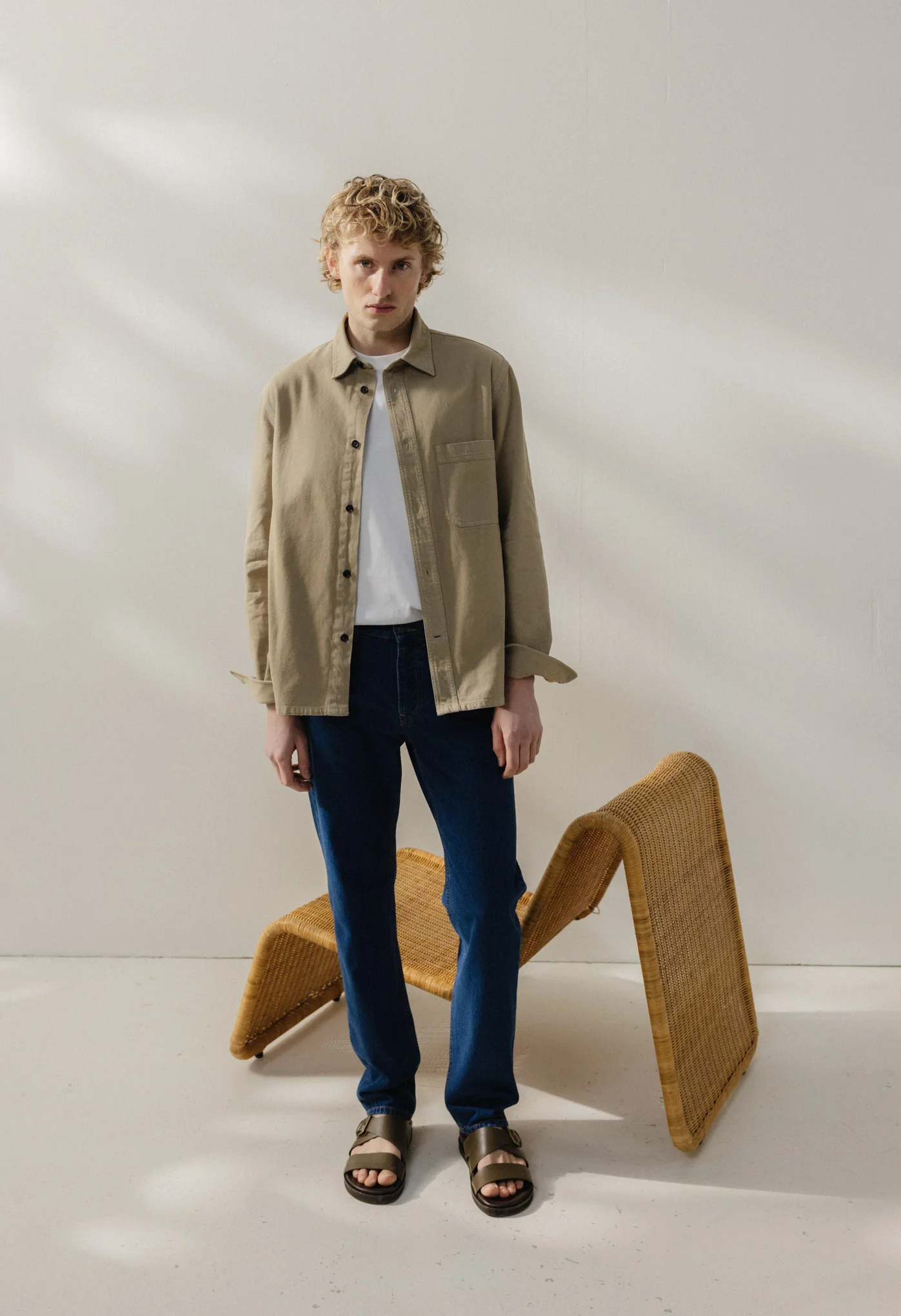 John Mid Straight - Stone Indigo - Image 8