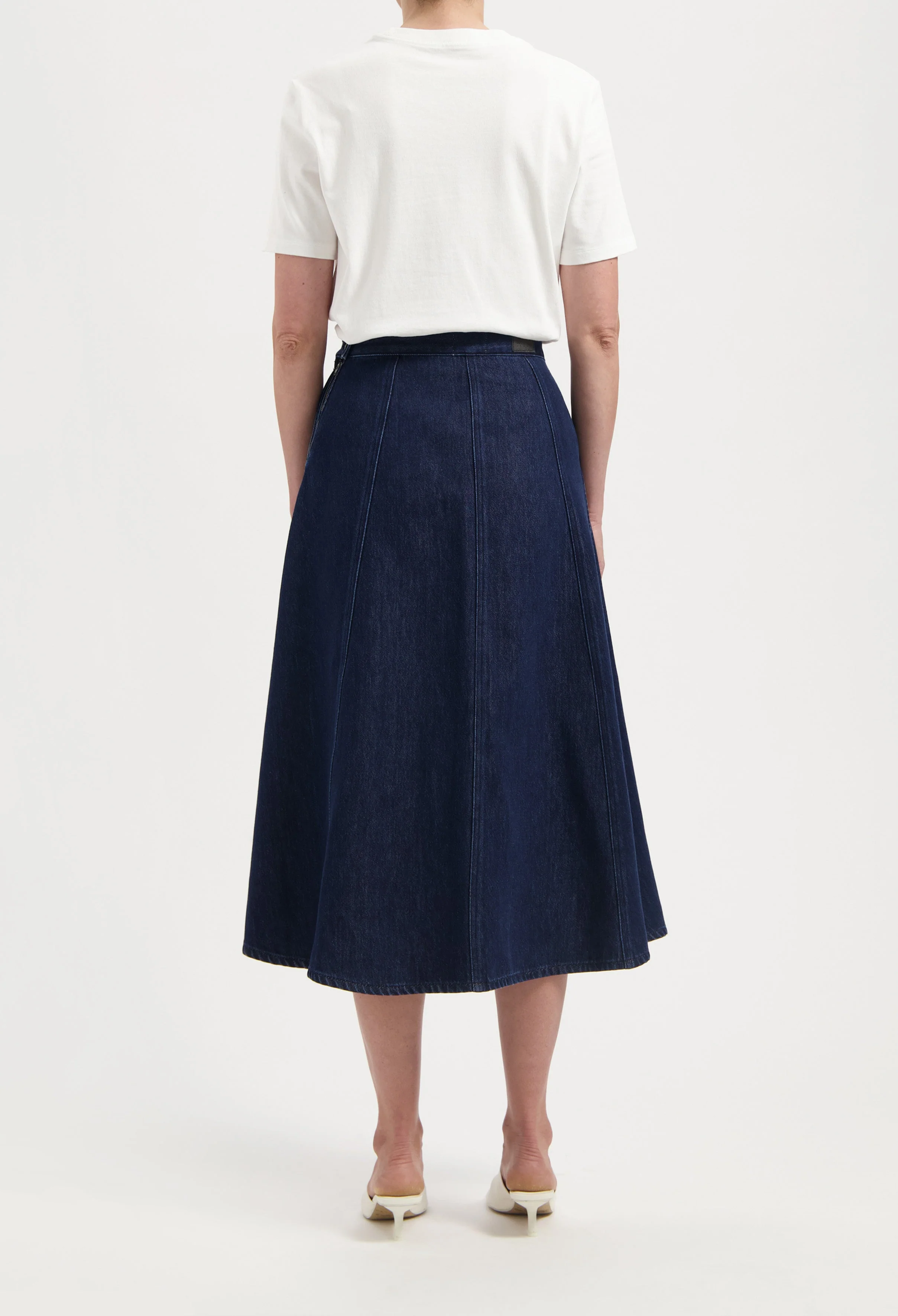 Mae Panel Skirt - Stone Indigo - Image 3