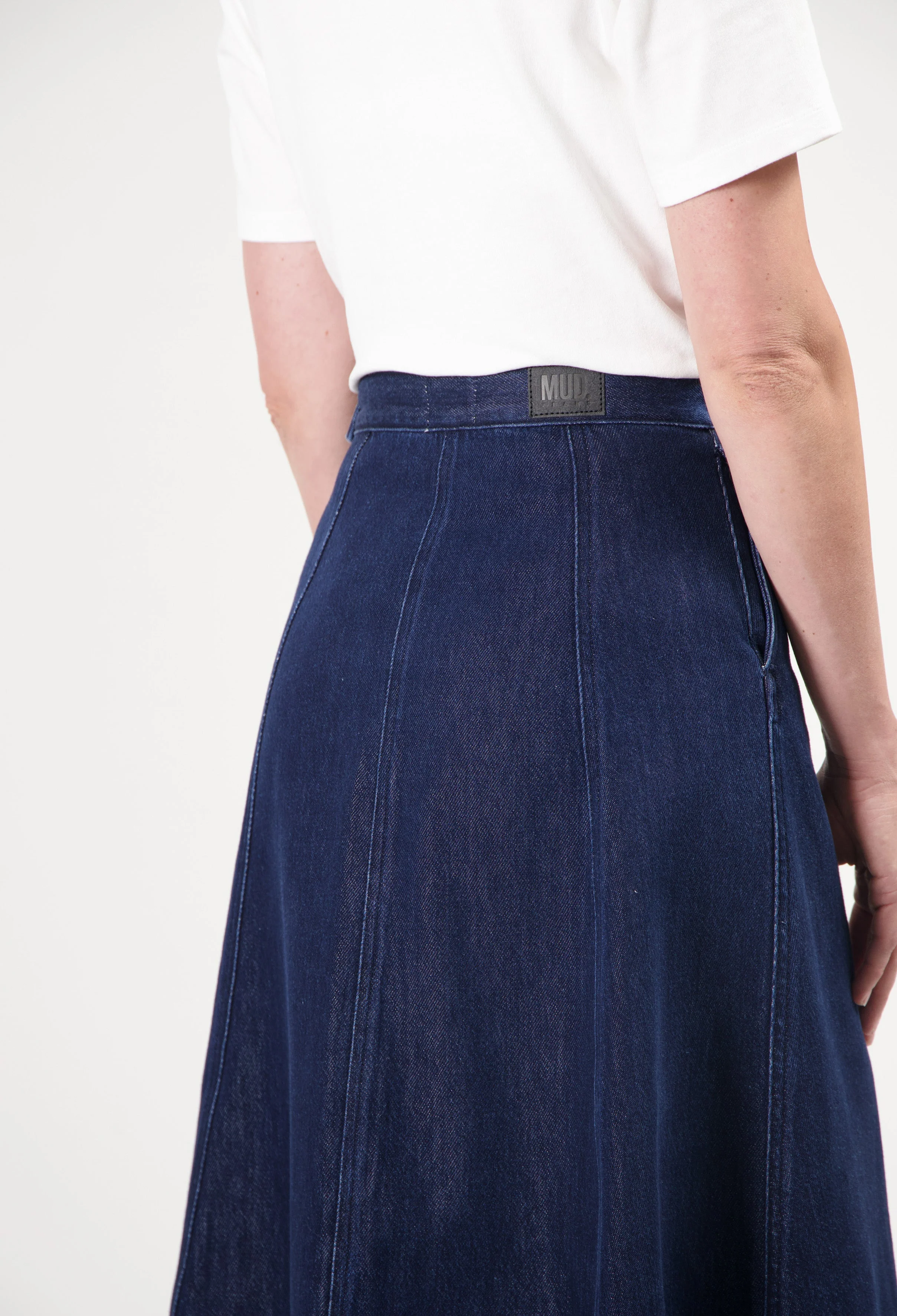 Mae Panel Skirt - Stone Indigo - Image 6