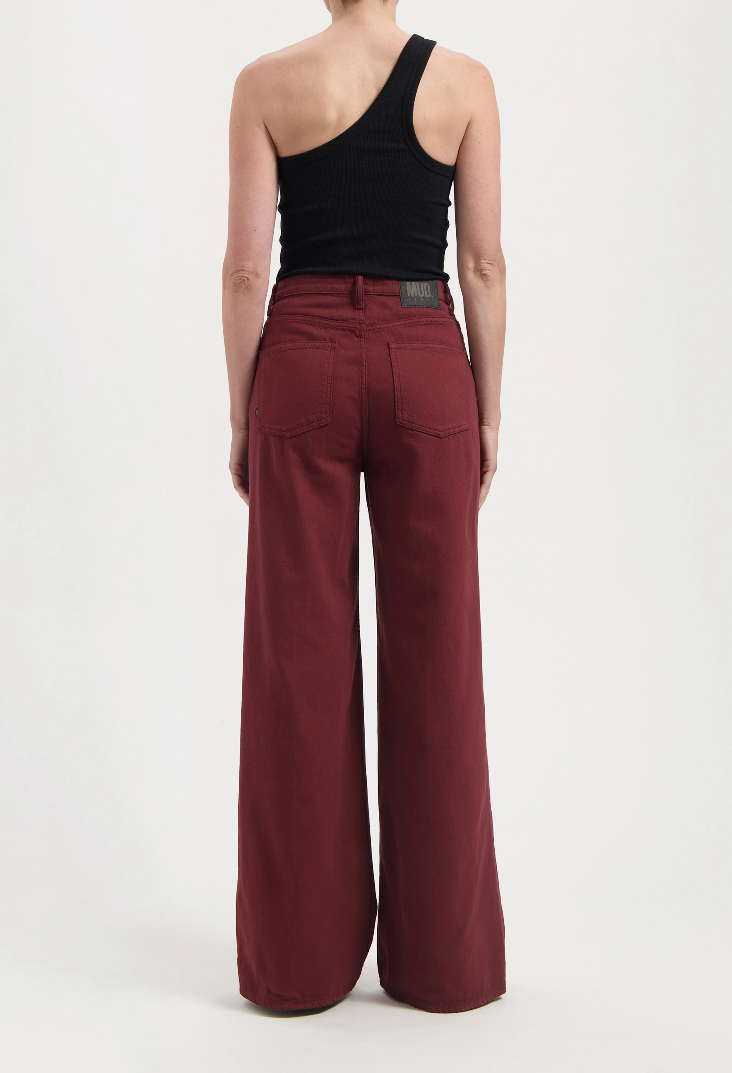 Sara High Loose Flow - Burgundy - Image 3